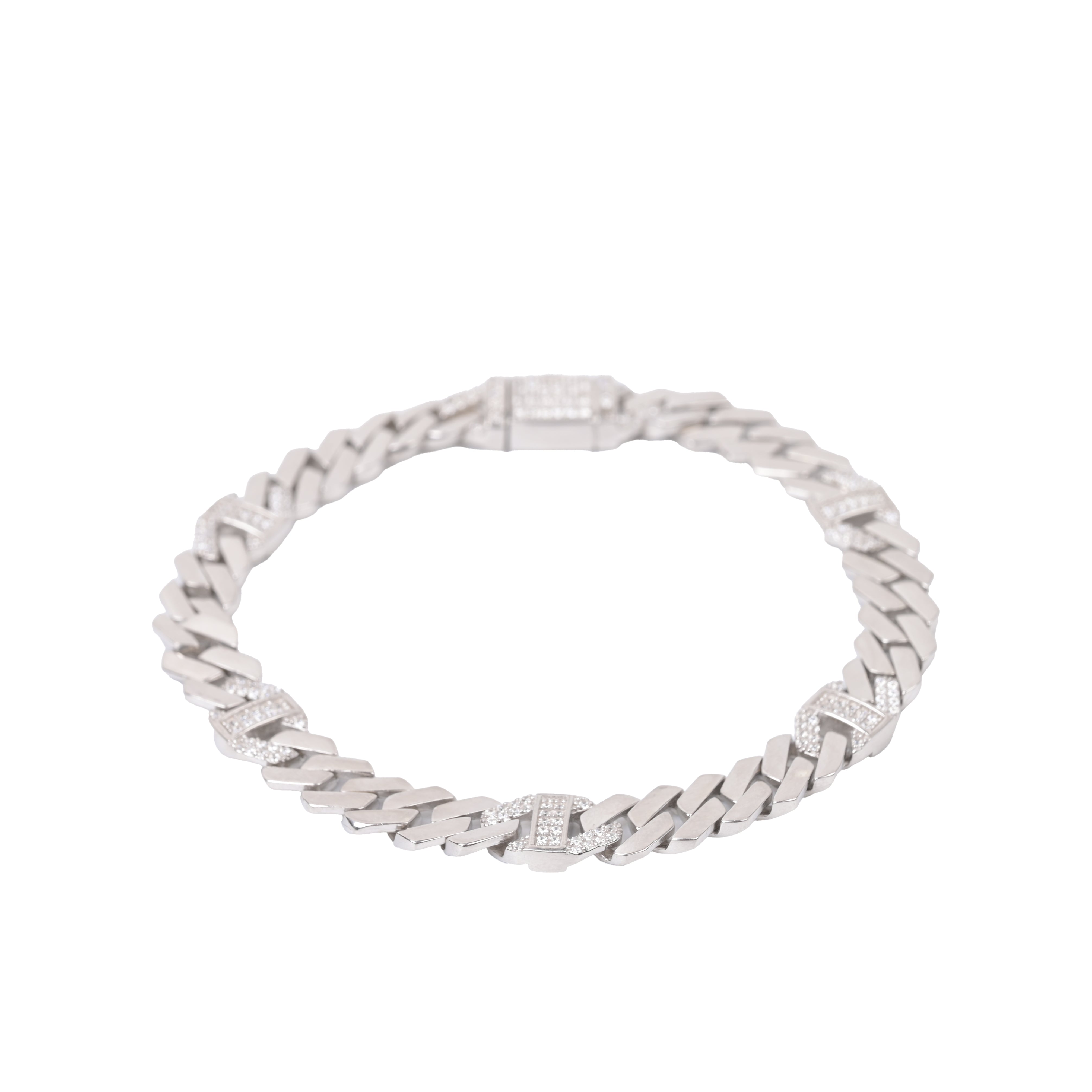 Cuban 925 Sterling Silver Bracelet