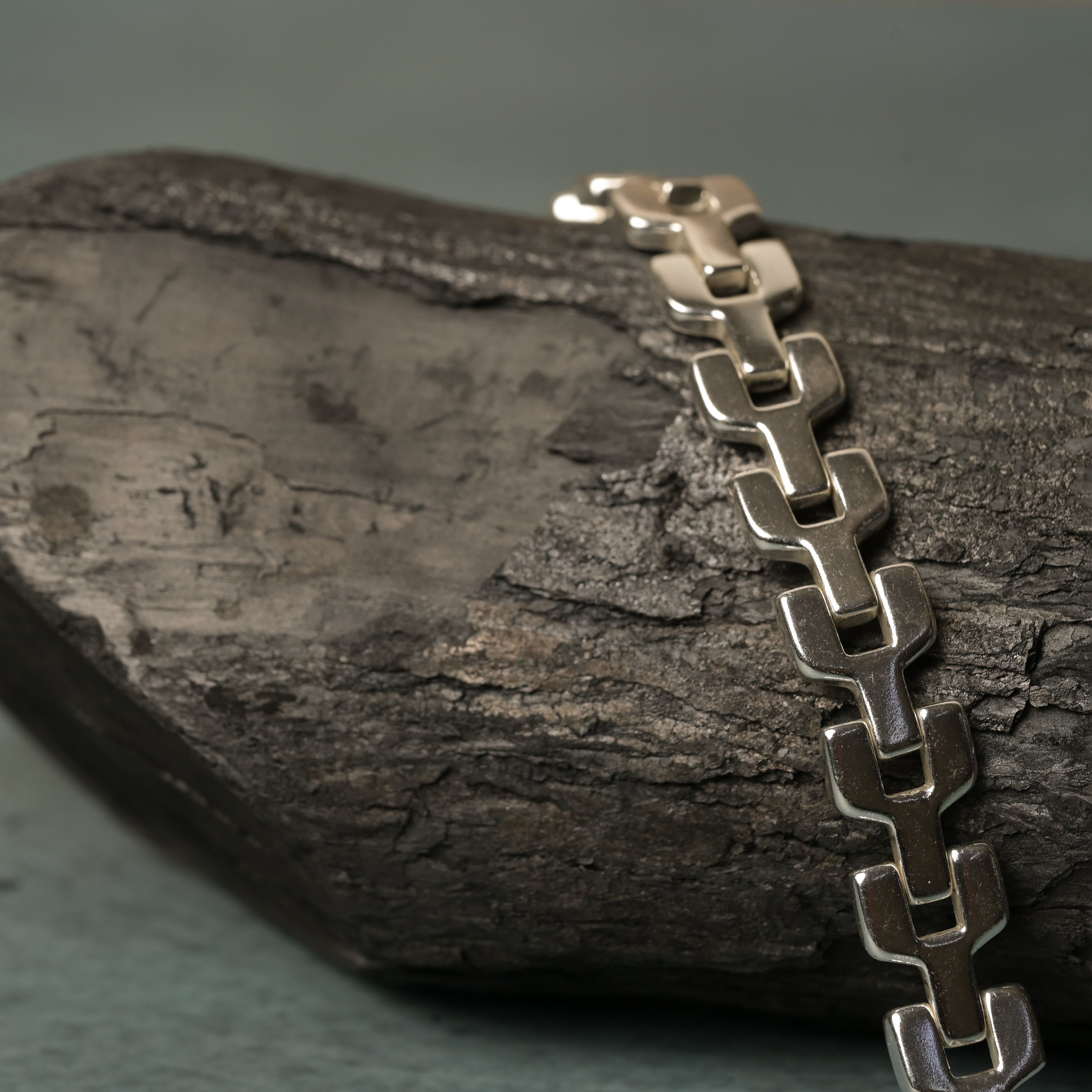Fortress Link Chain 925 Silver Bracelet