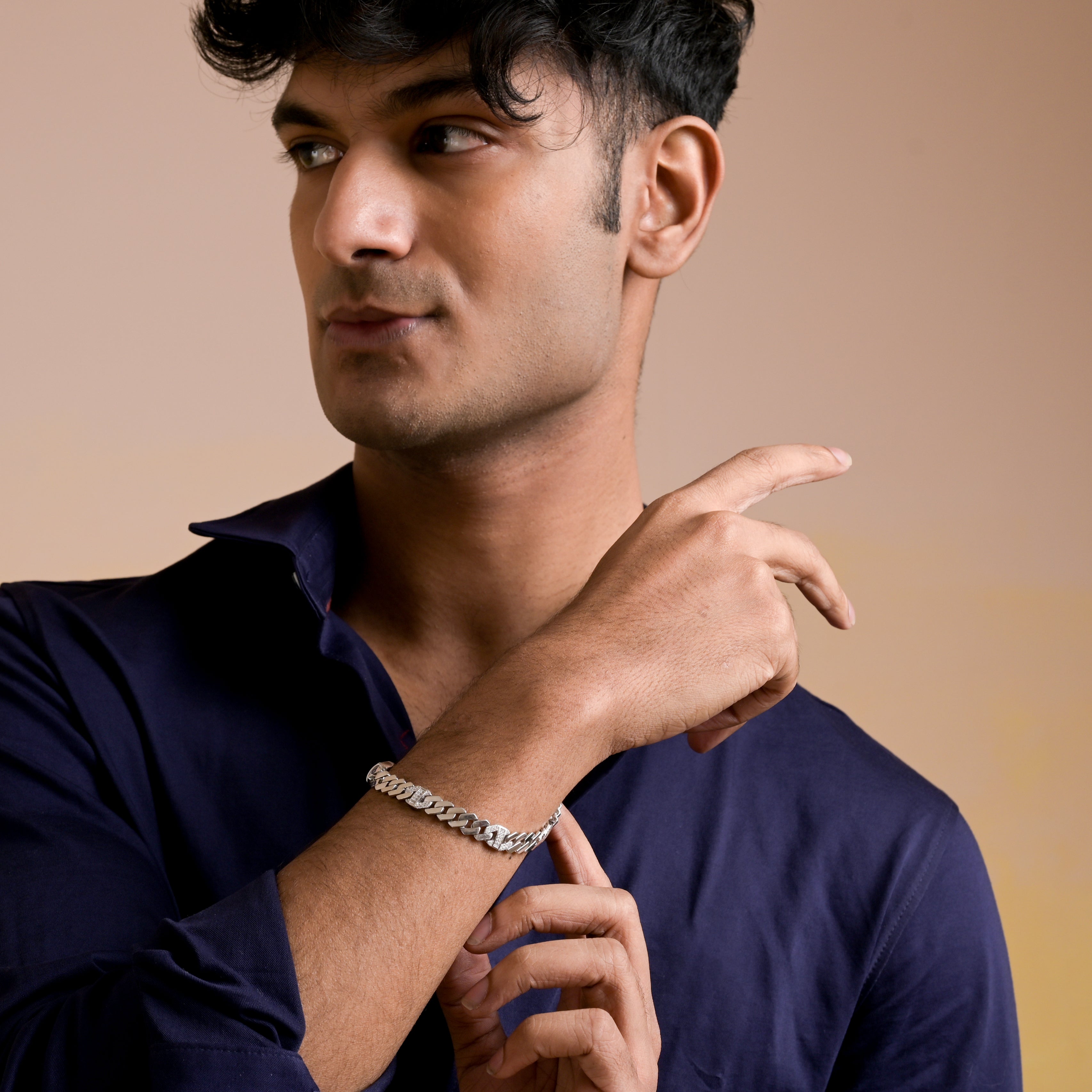 Cuban 925 Sterling Silver Bracelet