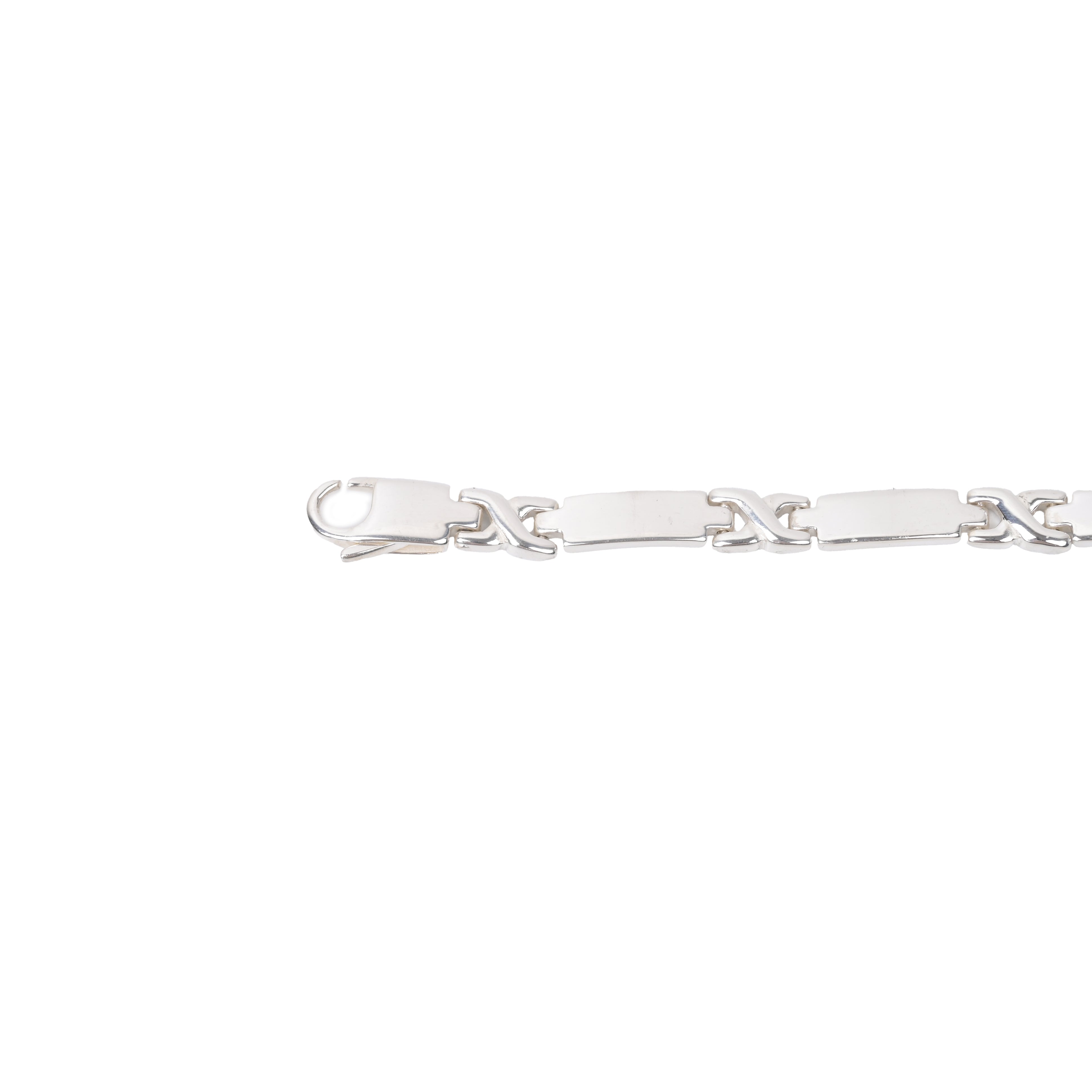 Casted Link 925 Silver Bracelet