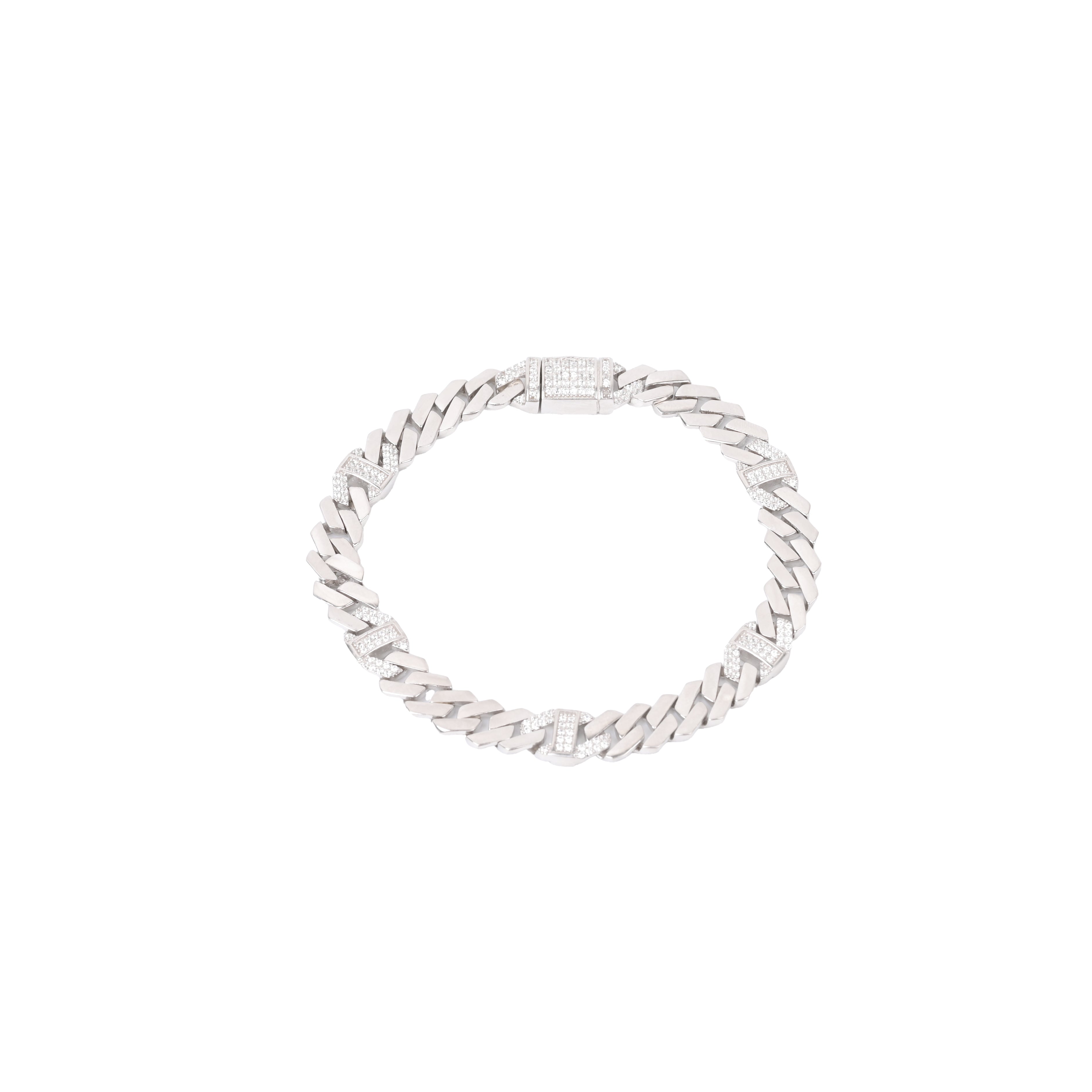 Cuban 925 Sterling Silver Bracelet