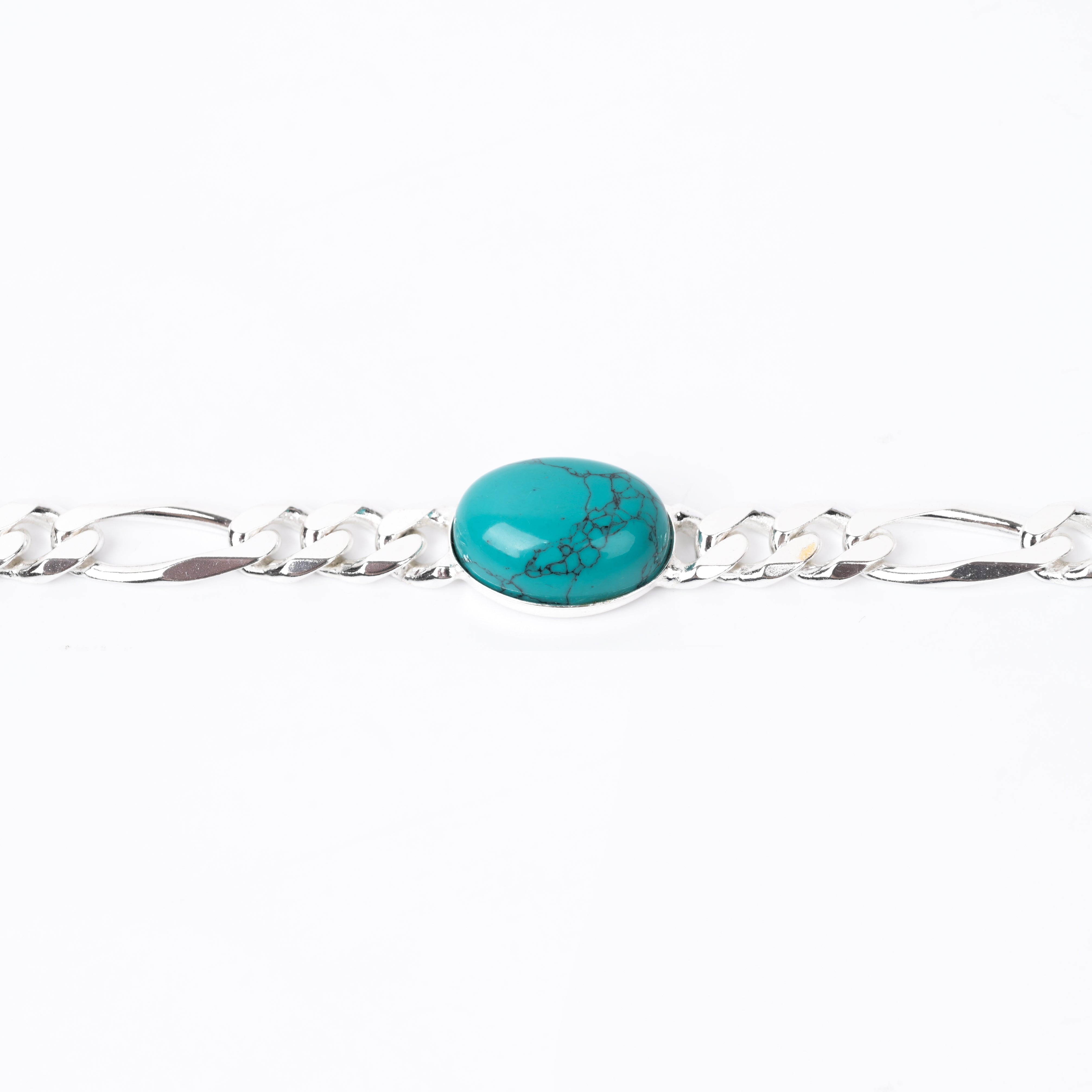 Turquoise Stone Salman Khan Fancy 925 Silver Bracelet