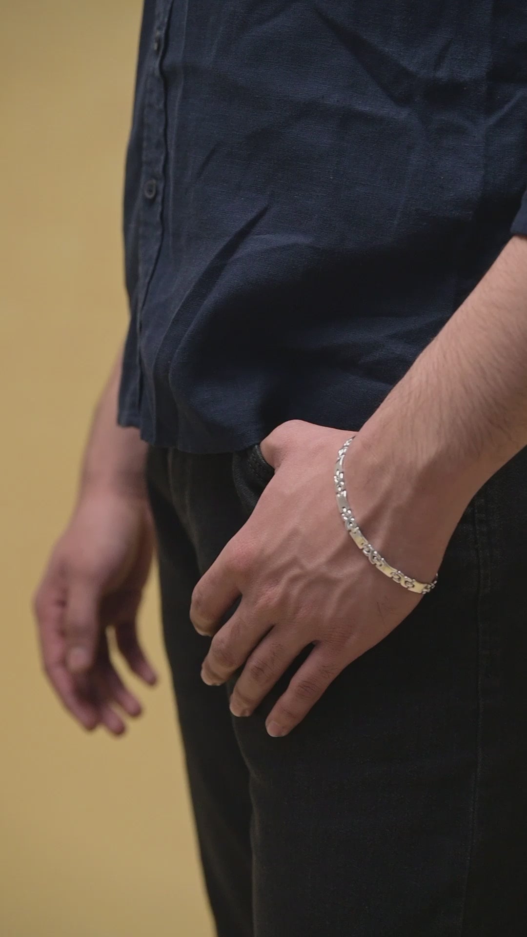 Majestic Link Casted 925 Silver Bracelet