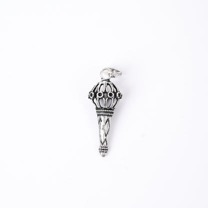 Bajrangbali Hanuman Gada 925 Silver Pendant