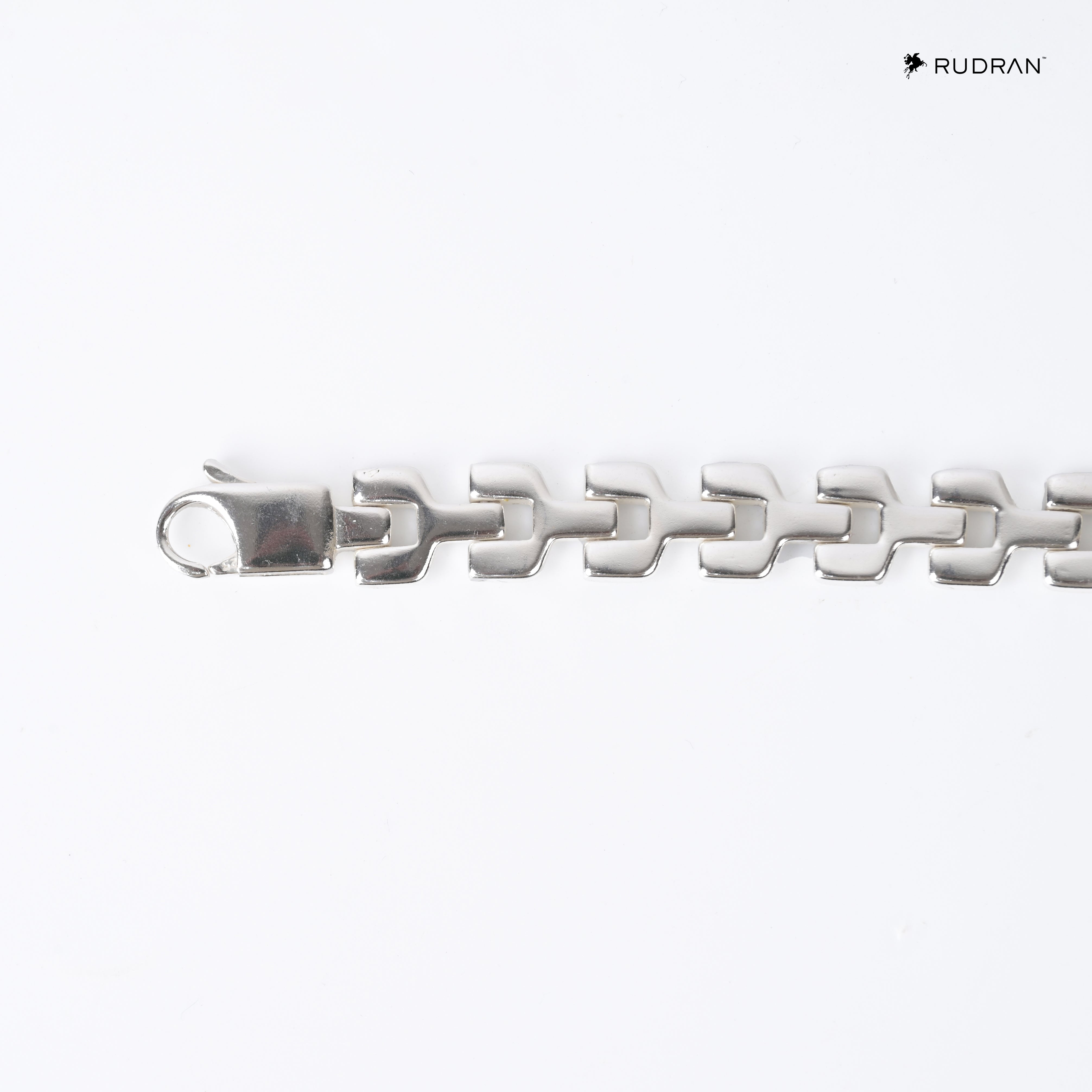 Fortress Link Chain 925 Silver Bracelet