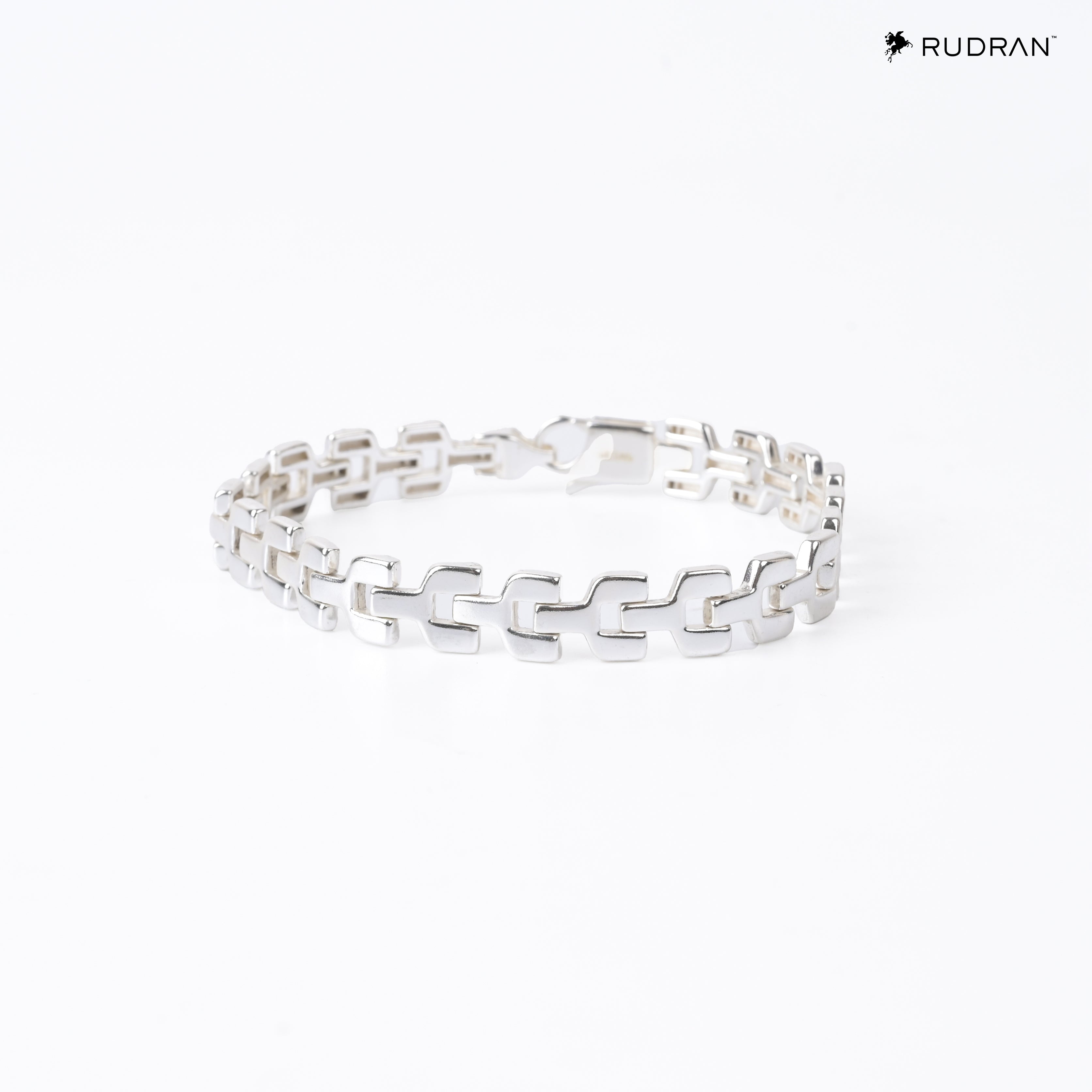 Fortress Link Chain 925 Silver Bracelet