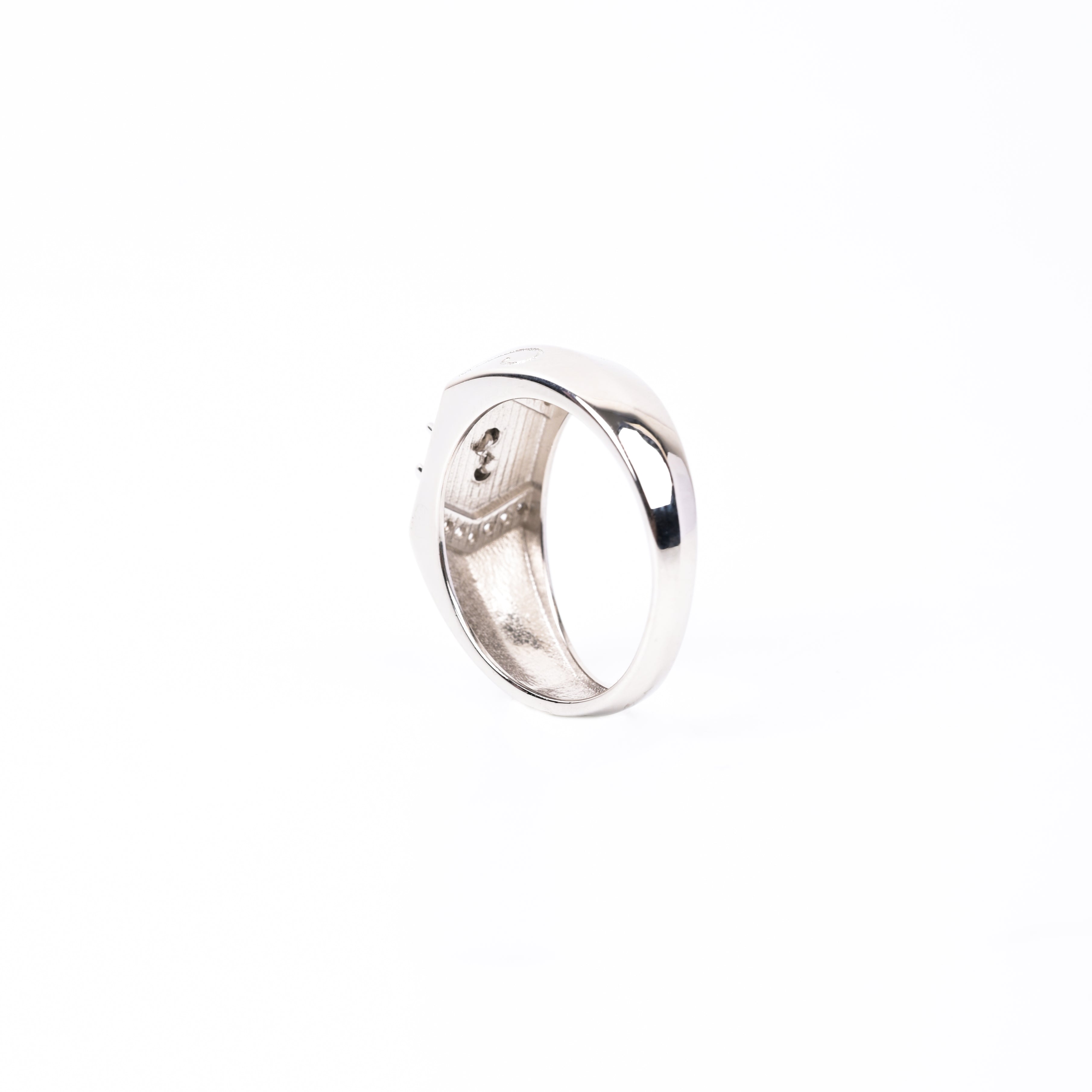 Lord Hanuman CZ 925 Sterling Silver Ring