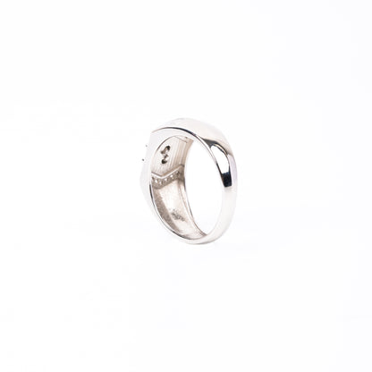 Lord Hanuman CZ 925 Sterling Silver Ring