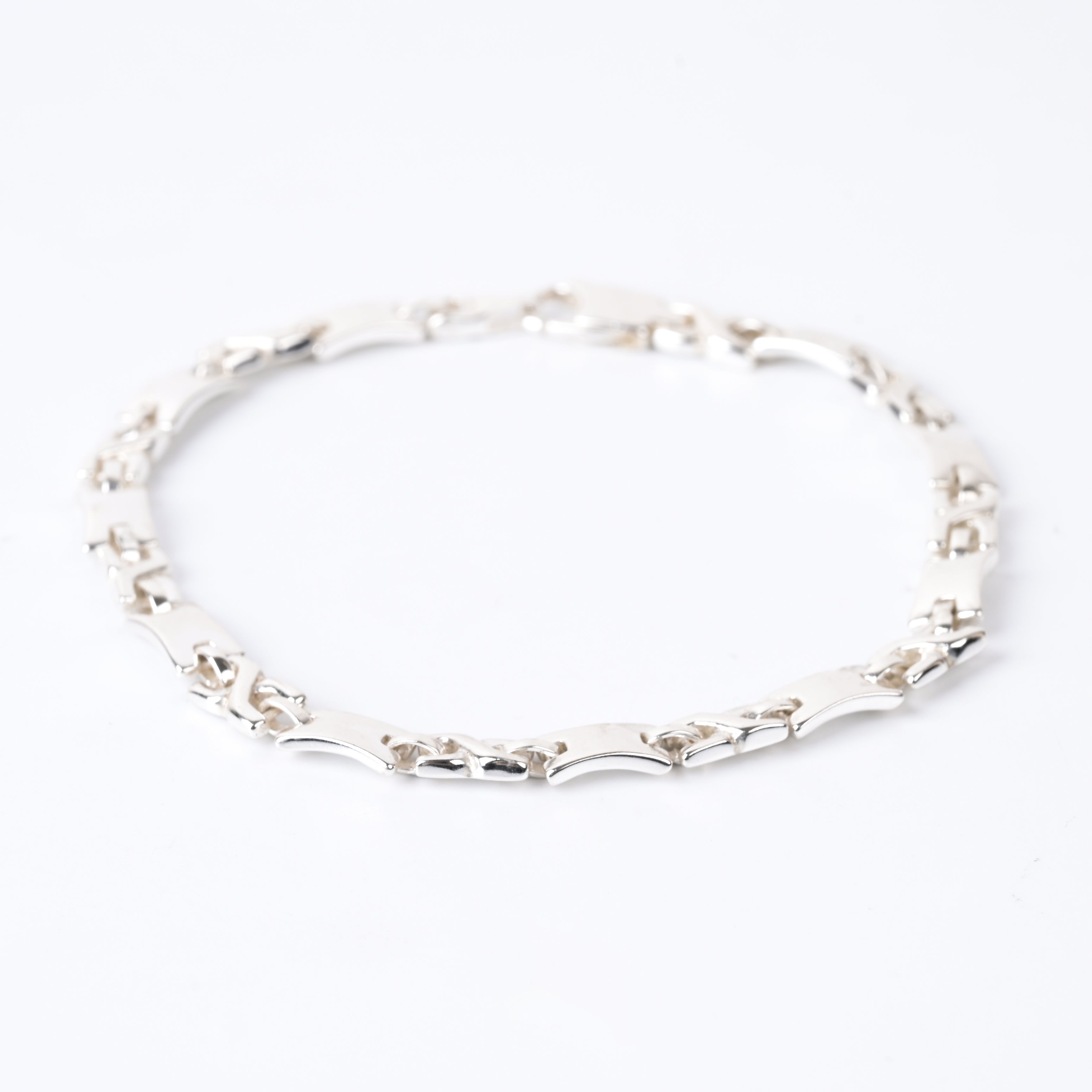 Majestic Link Casted 925 Silver Bracelet