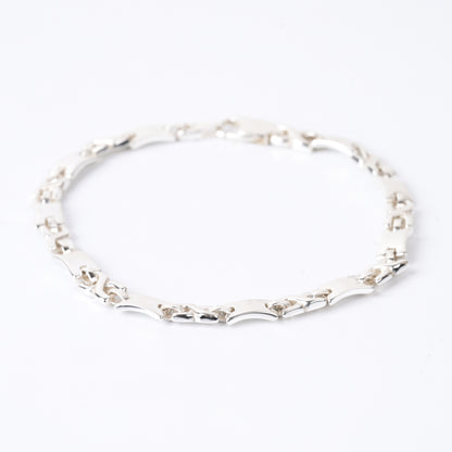 Majestic Link Casted 925 Silver Bracelet