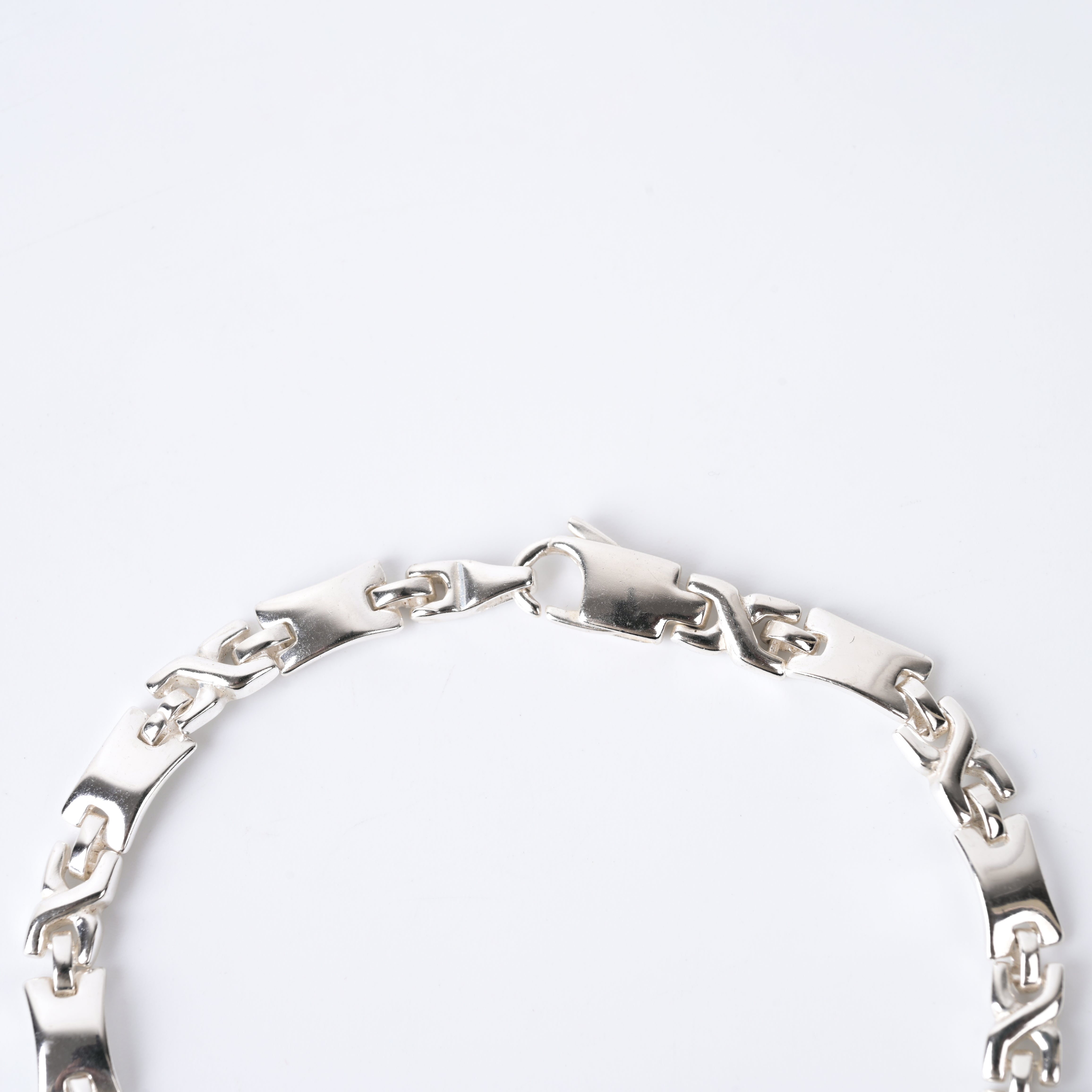 Majestic Link Casted 925 Silver Bracelet