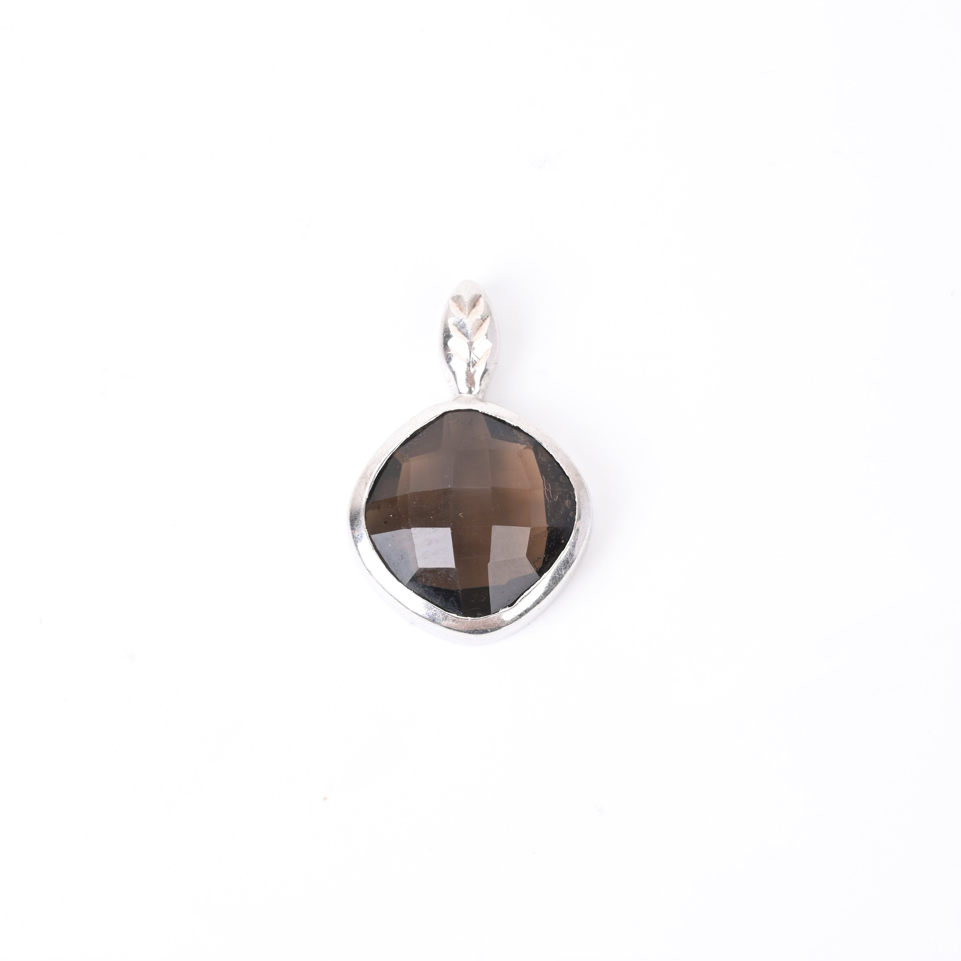 Smokey Quartz 925 Sterling Silver Pendant