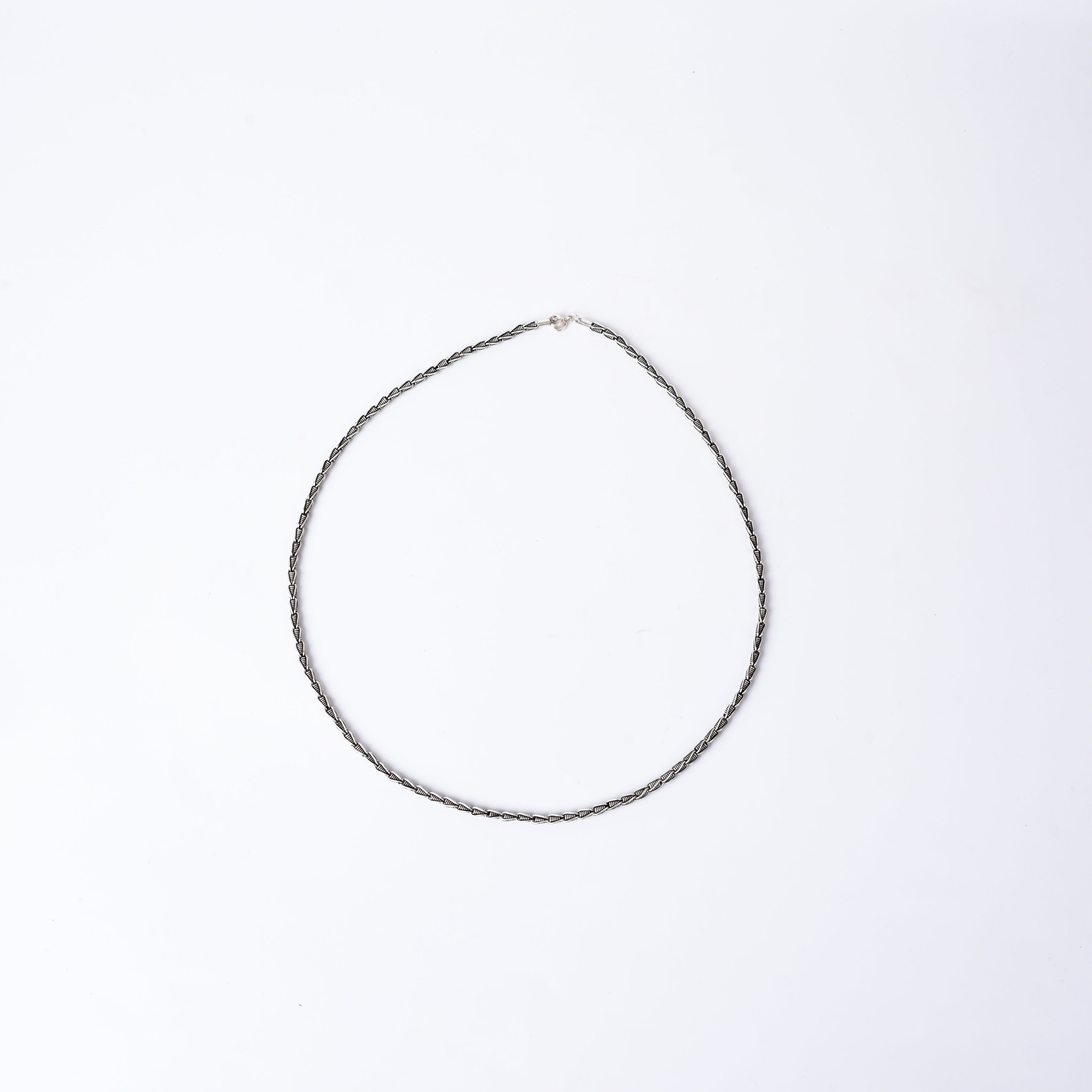 Trailblazer Rhodium Plated 925 Silver Neck Chain