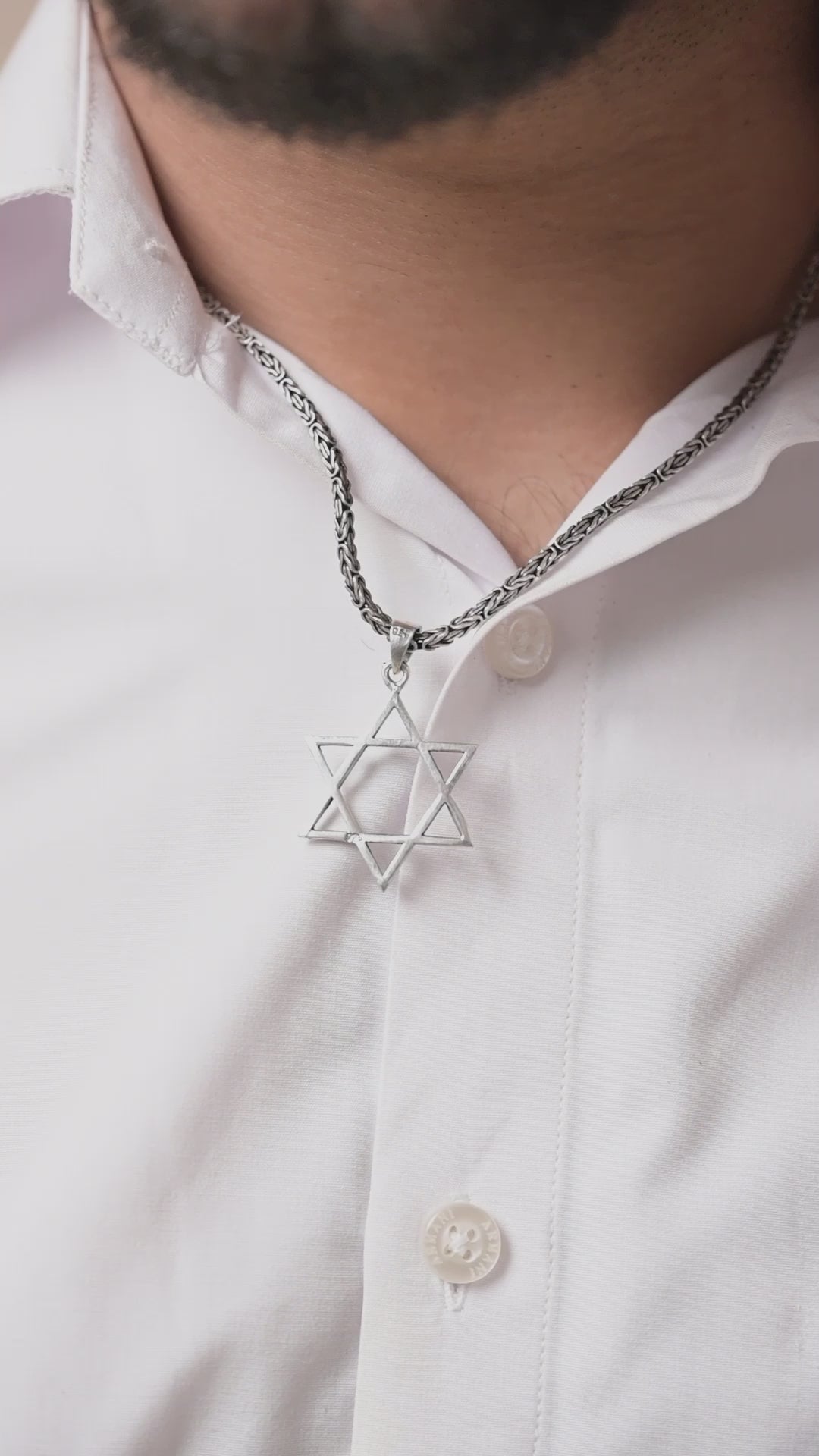 David Star Charm 925 Silver Pendant